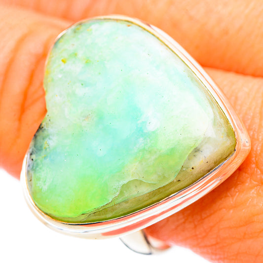 Peruvian Opal Rings handcrafted by Ana Silver Co - RING116776