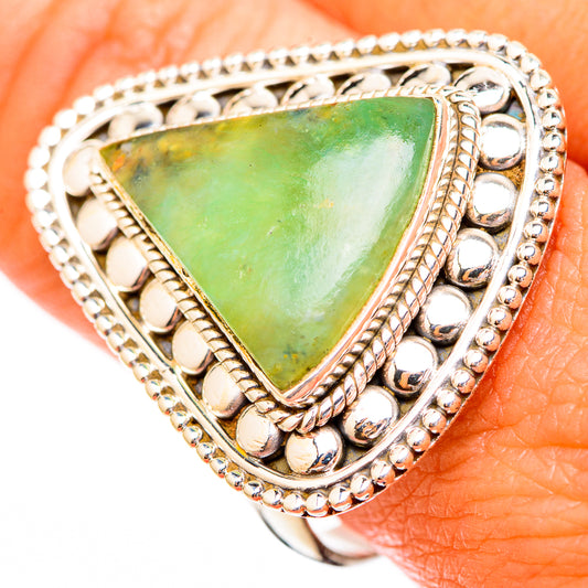 Peruvian Opal Rings handcrafted by Ana Silver Co - RING116778