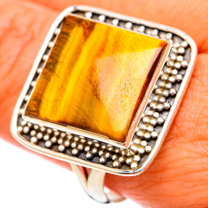Tiger Eye Rings handcrafted by Ana Silver Co - RING116780