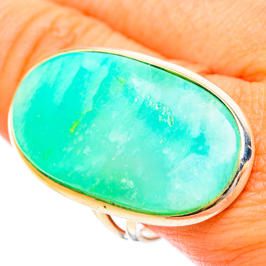 Peruvian Opal Rings handcrafted by Ana Silver Co - RING116796