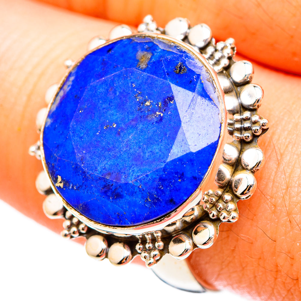 Lapis Lazuli Rings handcrafted by Ana Silver Co - RING116804