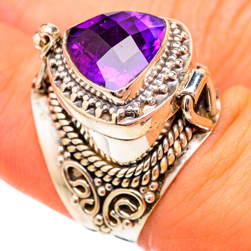 Amethyst Rings handcrafted by Ana Silver Co - RING116822