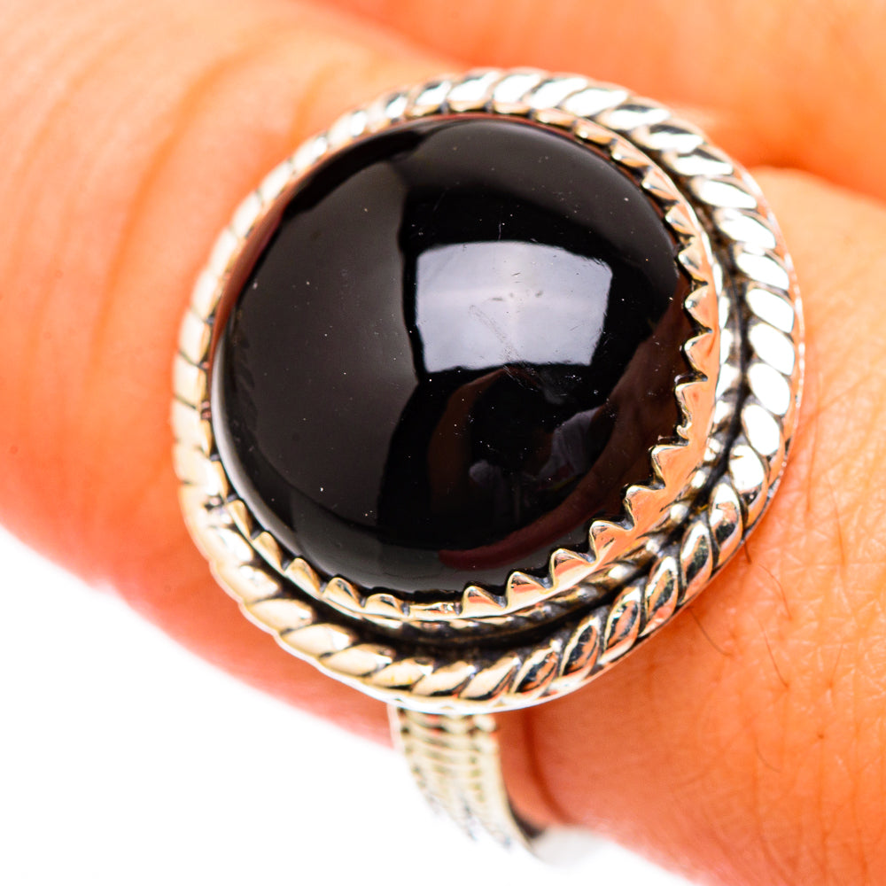 Black Onyx Rings handcrafted by Ana Silver Co - RING116827