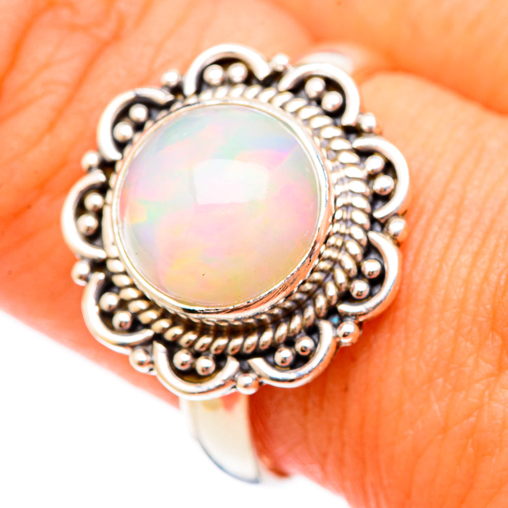 Ethiopian Opal Rings handcrafted by Ana Silver Co - RING116837