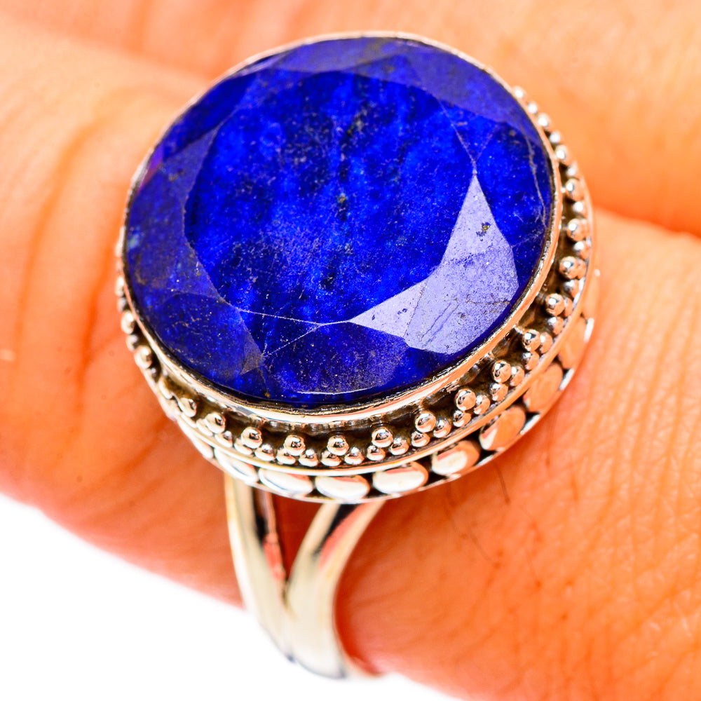 Lapis Lazuli Rings handcrafted by Ana Silver Co - RING116844