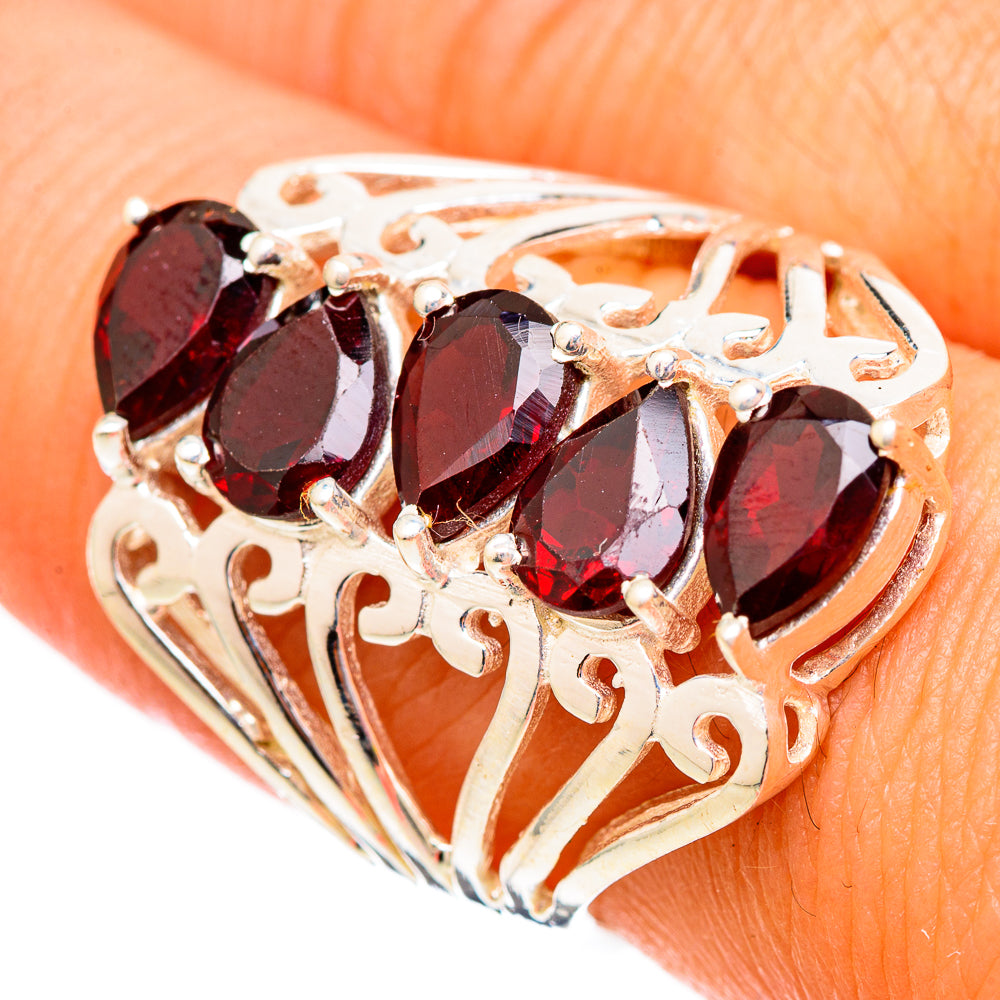 Garnet Rings handcrafted by Ana Silver Co - RING116854