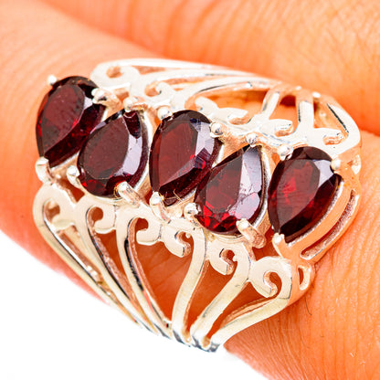 Garnet Rings handcrafted by Ana Silver Co - RING116854