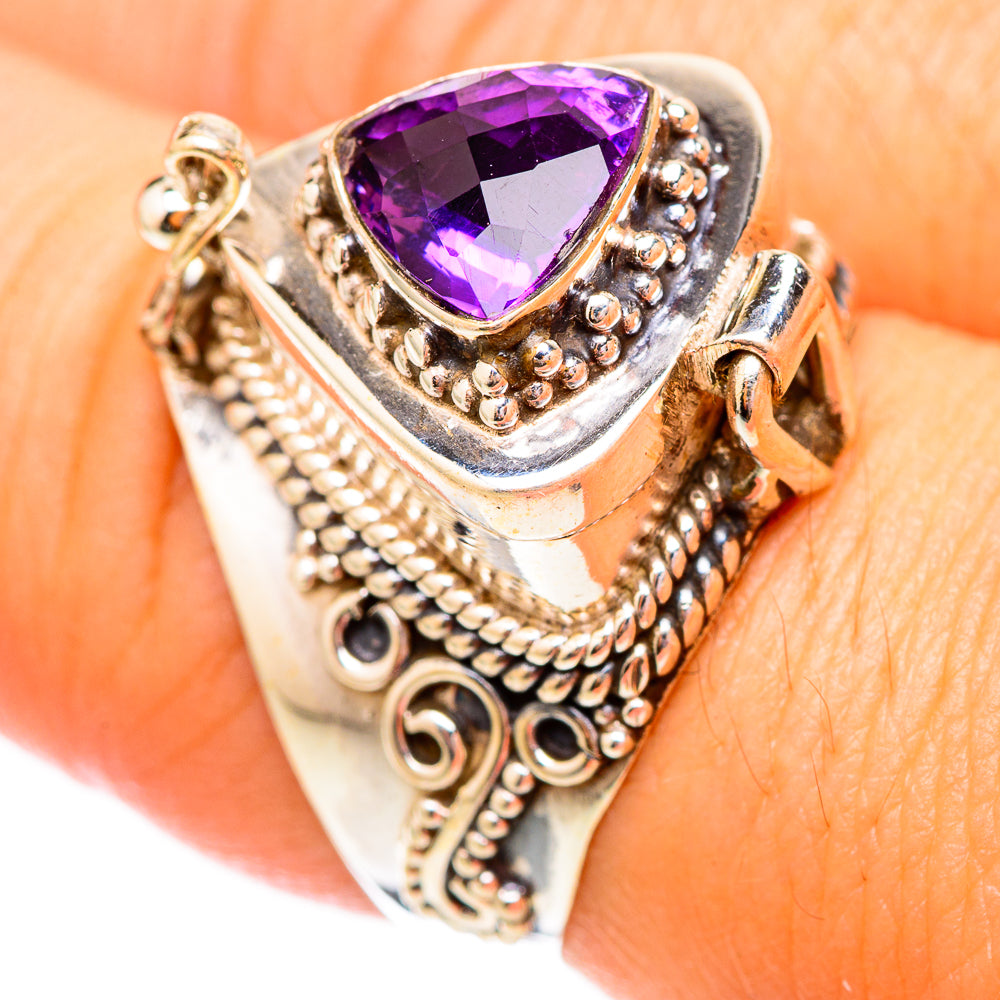 Amethyst Rings handcrafted by Ana Silver Co - RING116856