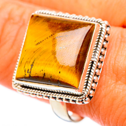 Tiger Eye Rings handcrafted by Ana Silver Co - RING116881