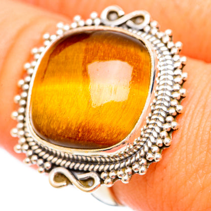 Tiger Eye Rings handcrafted by Ana Silver Co - RING116882