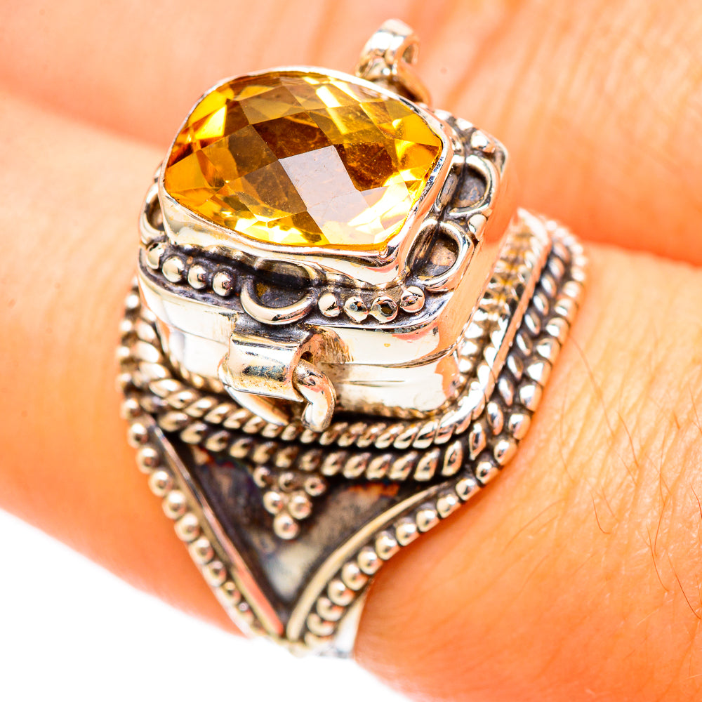 Citrine Rings handcrafted by Ana Silver Co - RING116883