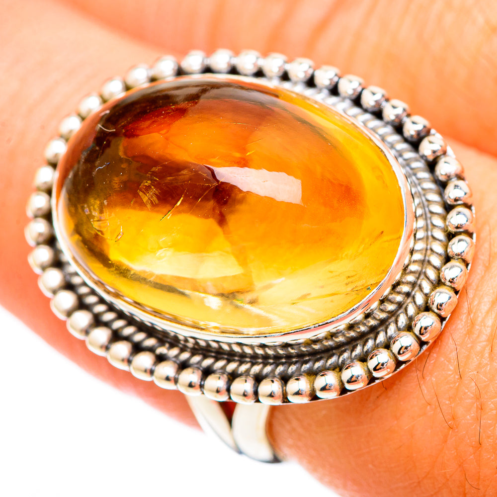 Citrine Rings handcrafted by Ana Silver Co - RING116884