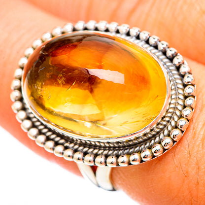 Citrine Rings handcrafted by Ana Silver Co - RING116884