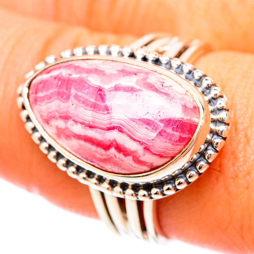 Rhodochrosite Rings handcrafted by Ana Silver Co - RING116885