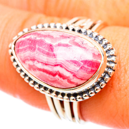 Rhodochrosite Rings handcrafted by Ana Silver Co - RING116885