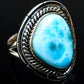 Larimar Rings handcrafted by Ana Silver Co - RING11688