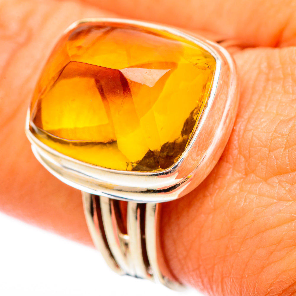 Citrine Rings handcrafted by Ana Silver Co - RING116919
