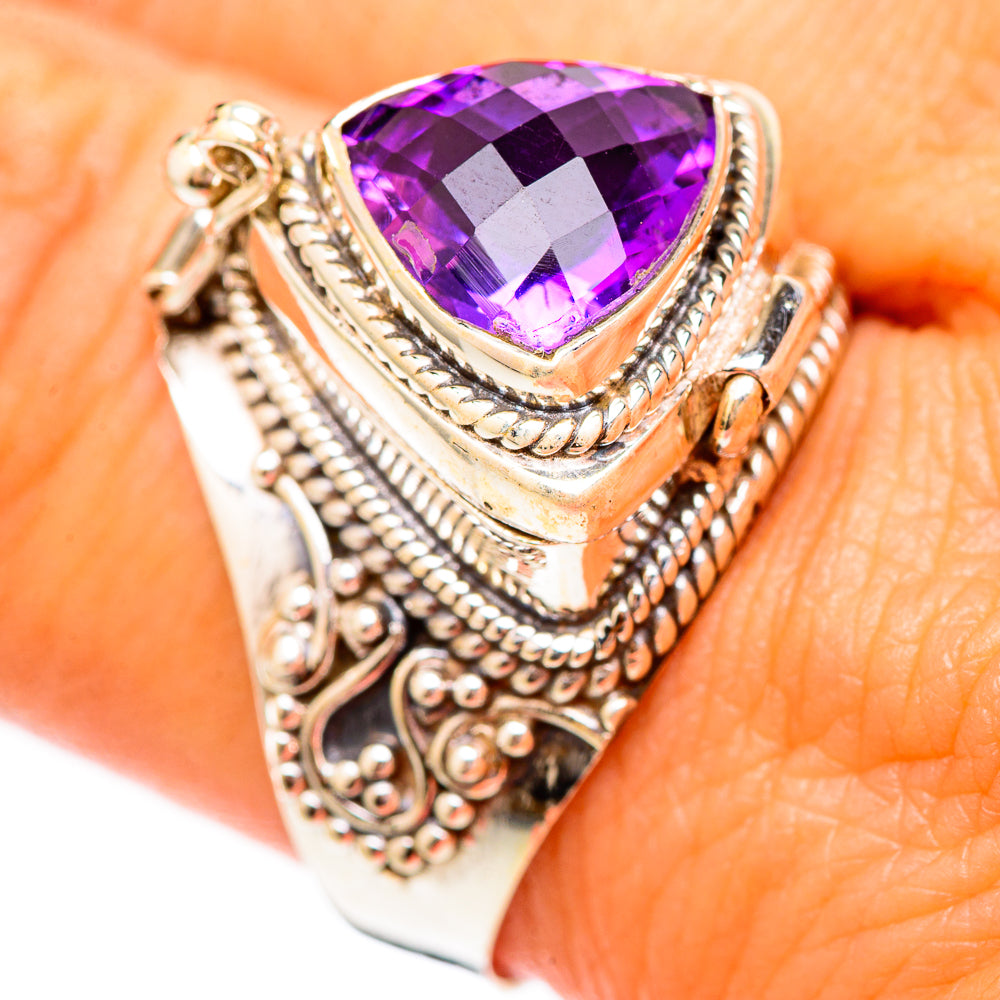 Amethyst Rings handcrafted by Ana Silver Co - RING116924
