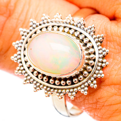 Ethiopian Opal Rings handcrafted by Ana Silver Co - RING116940