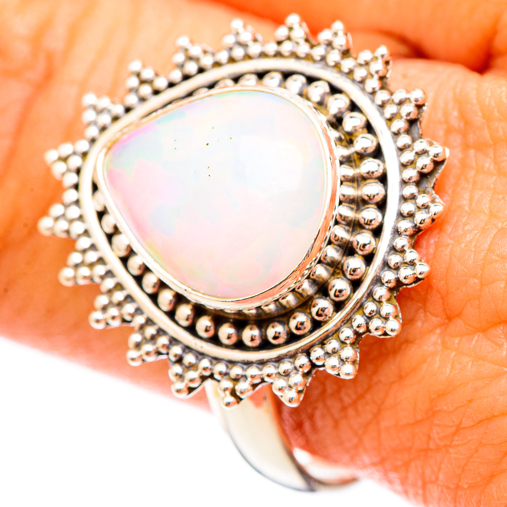 Ethiopian Opal Rings handcrafted by Ana Silver Co - RING116941