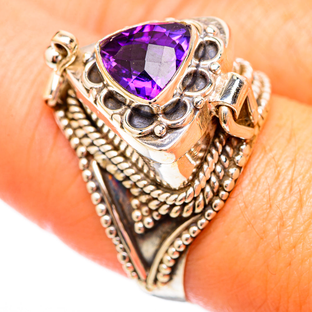 Amethyst Rings handcrafted by Ana Silver Co - RING116956