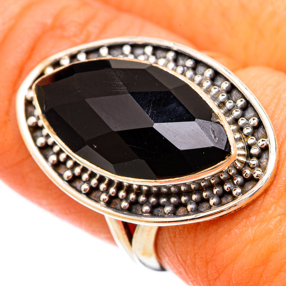 Black Onyx Rings handcrafted by Ana Silver Co - RING116961