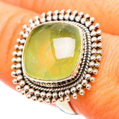 Prehnite Rings handcrafted by Ana Silver Co - RING116980