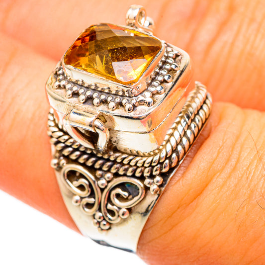 Mandarin Citrine Rings handcrafted by Ana Silver Co - RING116983