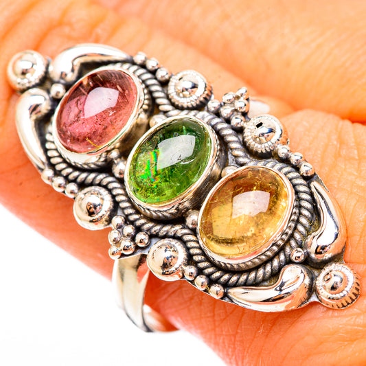 Tourmaline Rings handcrafted by Ana Silver Co - RING117005