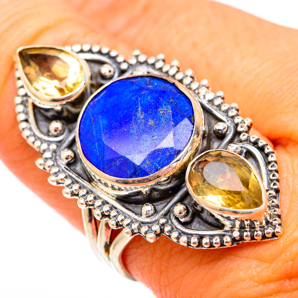 Lapis Lazuli Rings handcrafted by Ana Silver Co - RING117010