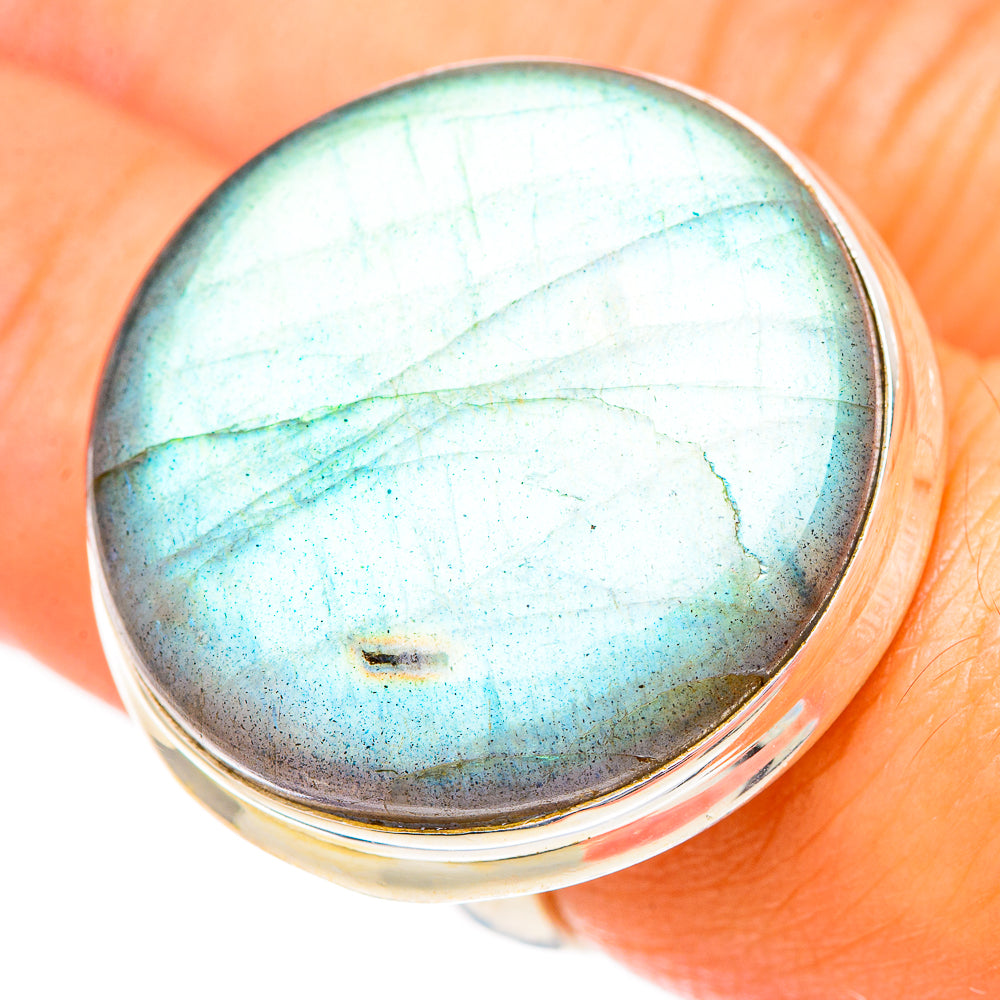 Labradorite Rings handcrafted by Ana Silver Co - RING117019