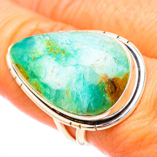 Peruvian Opal Rings handcrafted by Ana Silver Co - RING117020