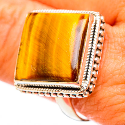 Tiger Eye Rings handcrafted by Ana Silver Co - RING117025