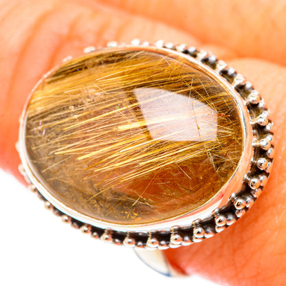Rutilated Quartz Rings handcrafted by Ana Silver Co - RING117030