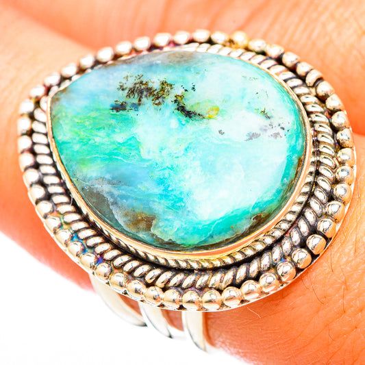 Peruvian Opal Rings handcrafted by Ana Silver Co - RING117052