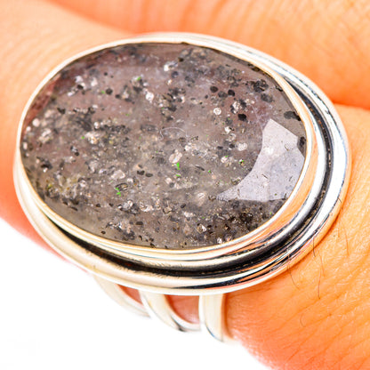 Tourmalinated Quartz Rings handcrafted by Ana Silver Co - RING117061