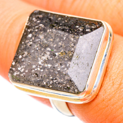 Tourmalinated Quartz Rings handcrafted by Ana Silver Co - RING117062