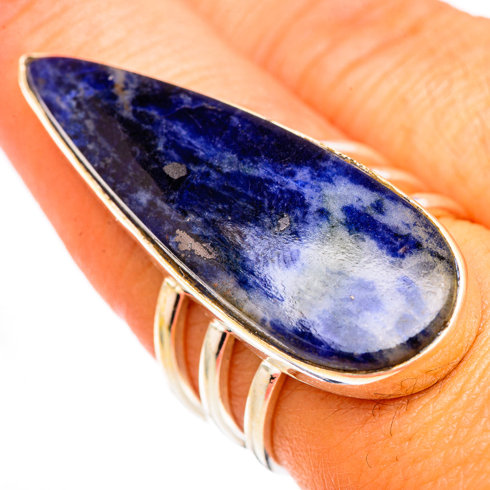 Sodalite Rings handcrafted by Ana Silver Co - RING117073