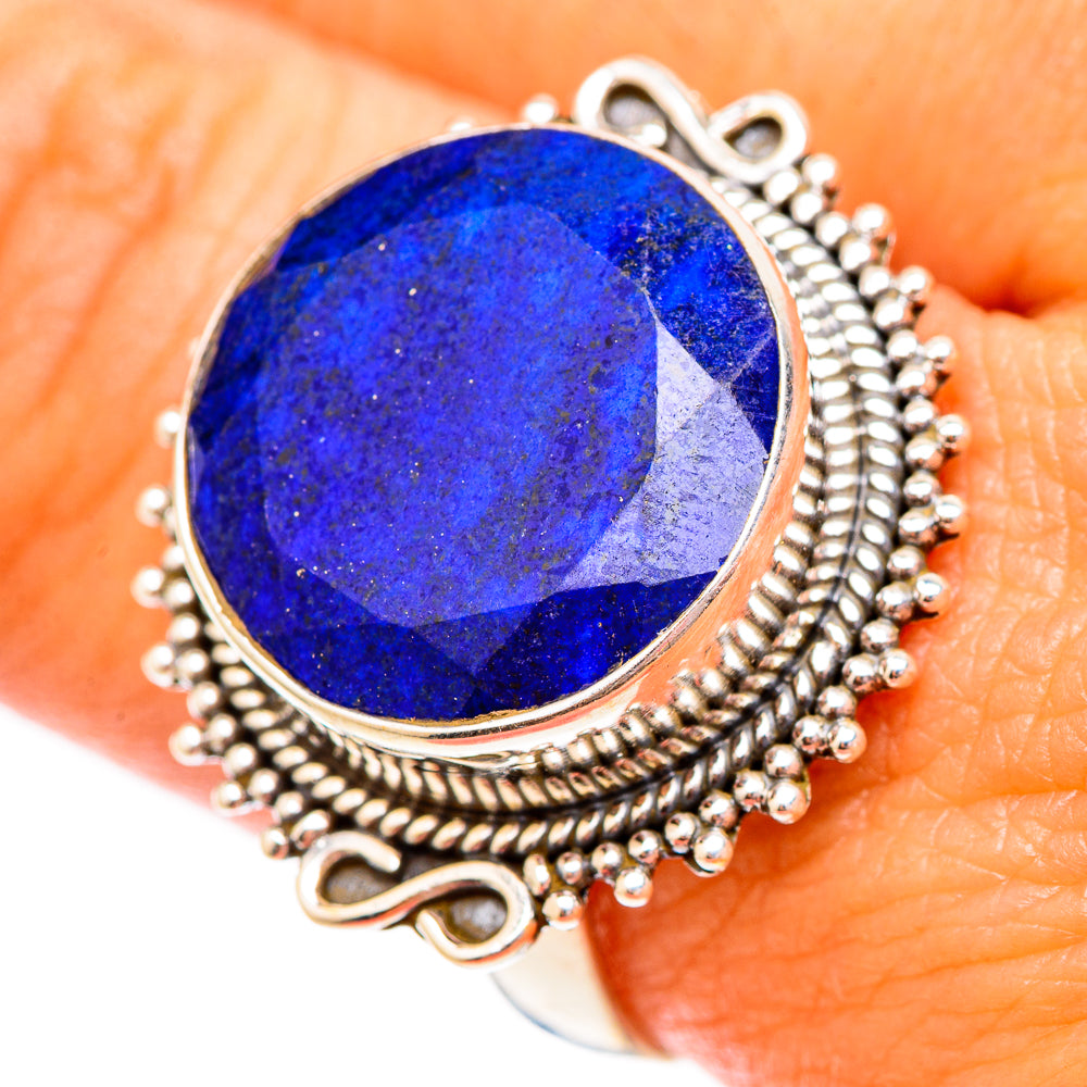 Lapis Lazuli Rings handcrafted by Ana Silver Co - RING117078