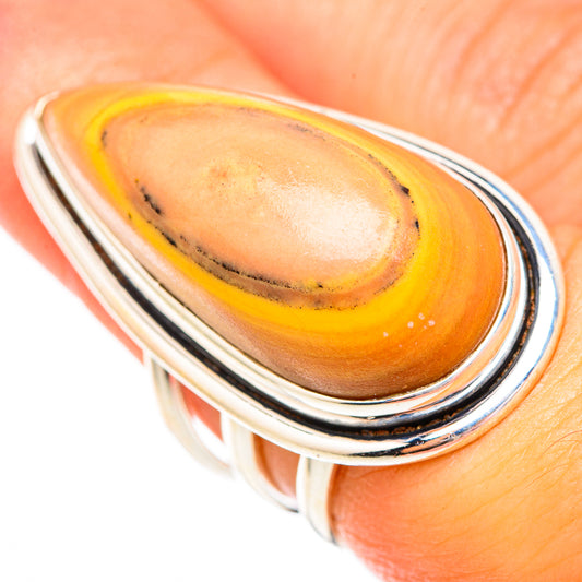 Bumble Bee Jasper Rings handcrafted by Ana Silver Co - RING117085