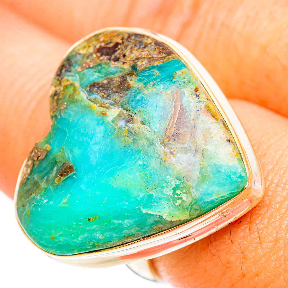 Peruvian Opal Rings handcrafted by Ana Silver Co - RING117101