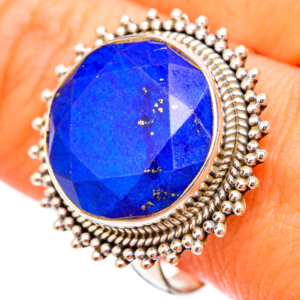 Lapis Lazuli Rings handcrafted by Ana Silver Co - RING117103