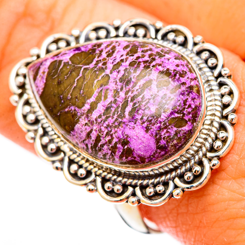 Stichtite Rings handcrafted by Ana Silver Co - RING117119