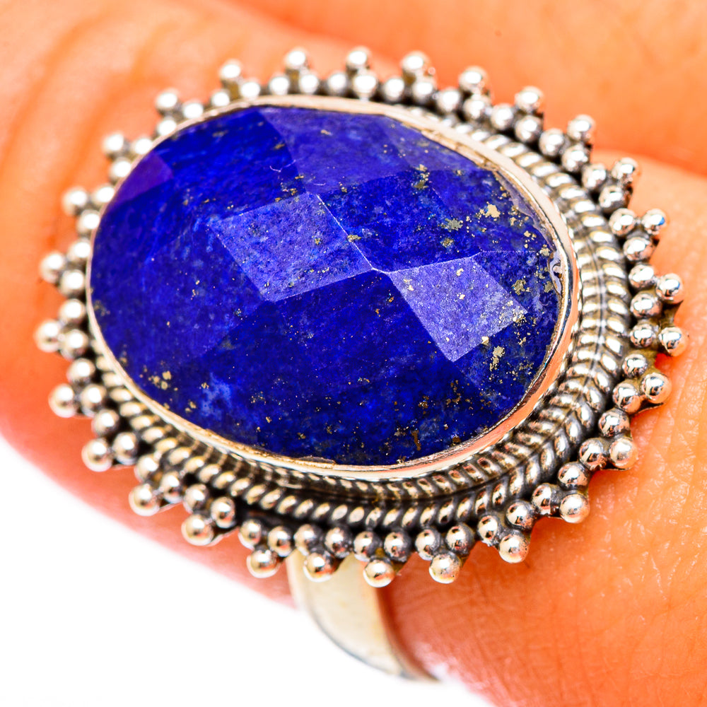 Lapis Lazuli Rings handcrafted by Ana Silver Co - RING117132
