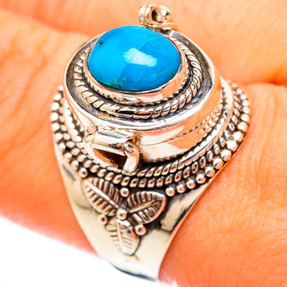 Tibetan Turquoise Rings handcrafted by Ana Silver Co - RING117134