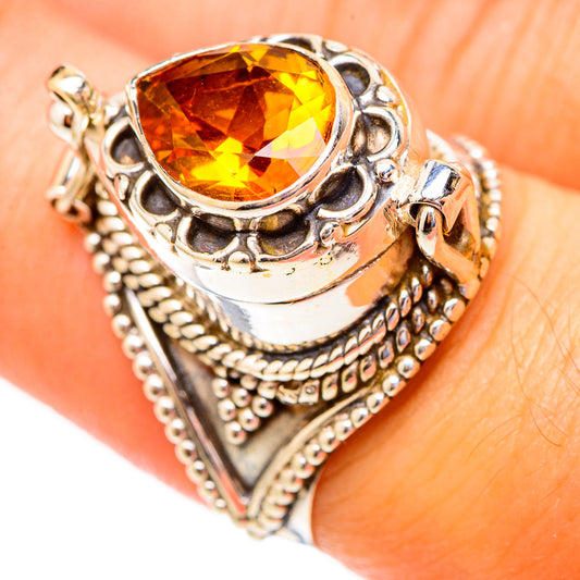 Mandarin Citrine Rings handcrafted by Ana Silver Co - RING117140