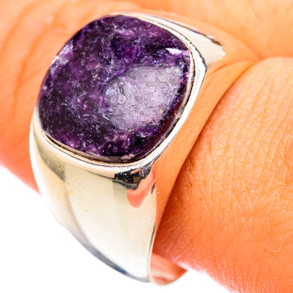 Charoite Rings handcrafted by Ana Silver Co - RING117145