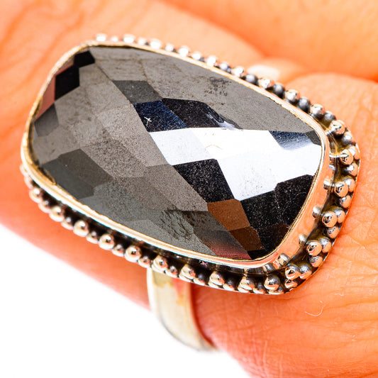 Hematite Rings handcrafted by Ana Silver Co - RING117159