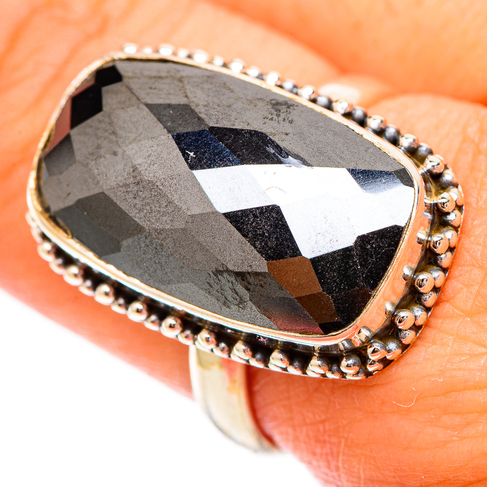 Hematite Rings handcrafted by Ana Silver Co - RING117159