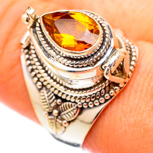Mandarin Citrine Rings handcrafted by Ana Silver Co - RING117168